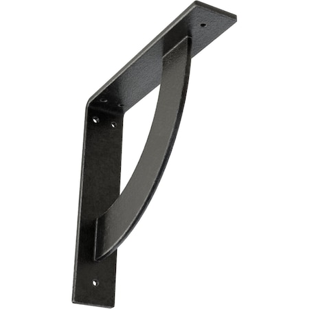 Ekena Millwork Bulwark Steel Bracket, Antiqued Pewter 2"W x 10"D x 10"H BKTM02X10X10BUAPW